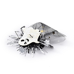 Pinces à cheveux alligator en feutre thème halloween&nbsp;PHAR-L008-01J
