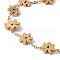 Bracelet à maillons en acier inoxydable 316 avec chaînes à maillons pour femme&nbsp;BJEW-G655-06G