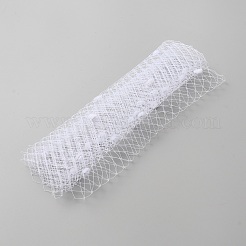 Elastische Deko-Mesh-Bänder aus Polyester&nbsp;DIY-WH0308-465C