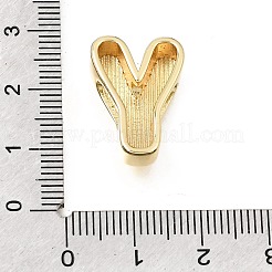 Charms de la diapositiva de latón&nbsp;KK-E802-33G-Y