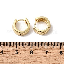 Messing Micro Pave klare Zirkonia Creolen&nbsp;EJEW-Z149-02G