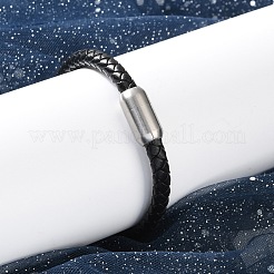 Geflochtene Lederbandarmbänder für Männer&nbsp;BJEW-JB04255-02