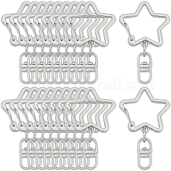 20 fermoir porte-clés en alliage de zinc&nbsp;FIND-SP0004-20P