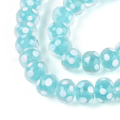 Perles vernissées manuelles&nbsp;LAMP-T022-12C