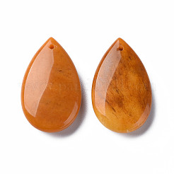 Natürliche gelbe Jade Anhänger&nbsp;G-N0326-86