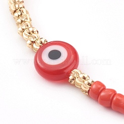 Bracelets réglables de perles tressées avec cordon en nylon&nbsp;BJEW-JB06023-04