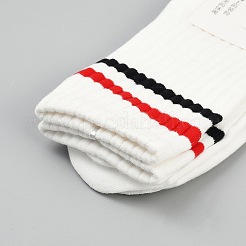 Baumwollstreifensocken für Sportyoga&nbsp;AJEW-WH20086-001D