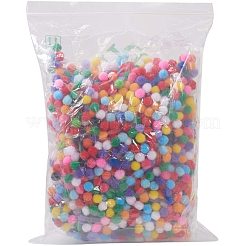10mm multicolor sortiert pom poms bälle über 2000 stücke für diy puppe handwerk party dekoration&nbsp;AJEW-PH0001-10mm-M