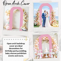Cubierta de arco de boda de poliéster&nbsp;DIY-WH20081-077C