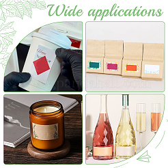 Etiqueta adhesiva en blanco para vino&nbsp;DIY-WH0349-387A-02