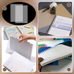 Divisori per raccoglitori in plastica pp&nbsp;DIY-WH0899-760B-B