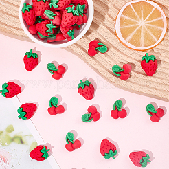 60 Stück 2 Stile Harz-Decoden-Cabochons&nbsp;CRES-SC0003-13