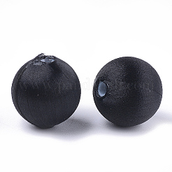 Perline rivestite in tessuto di filo di poliestere&nbsp;WOVE-T007-20mm-10