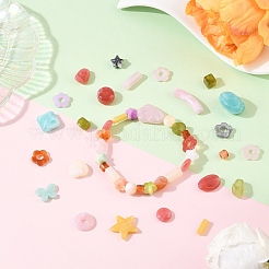 178 perles acryliques opaques et transparentes&nbsp;MACR-YW0004-44