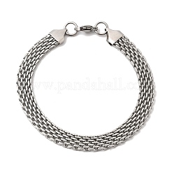 201 Edelstahl-Gliederarmbänder für Damen und Herren&nbsp;STAS-T077-20P-02
