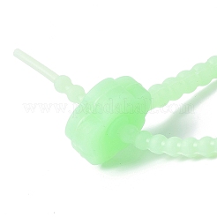 Fascette con zip in silicone luminoso&nbsp;AJEW-P104-01E