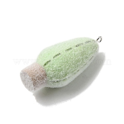 Pendentifs en résine opaque et floconneux&nbsp;LS-RESI-F062-02B