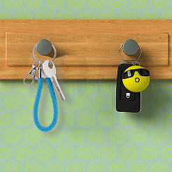 26 porte-clés en cuir PU tressé 13 couleurs&nbsp;KEYC-DC0001-18