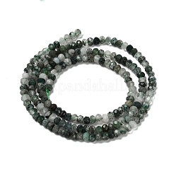 Natur Moos Achat Perlen Stränge&nbsp;G-C228-A01-2x3mm