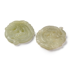 Pendentifs sculptés en jade naturel Xiuyan&nbsp;G-M195-04C
