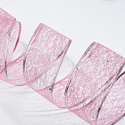Glitzerndes Polyester-Satinband&nbsp;AJEW-WH0472-28B