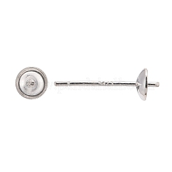 925 Sterling Silber Ohrstecker Zubehör&nbsp;STER-K167-027B-S