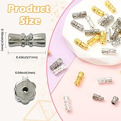 30 Stück 3 Farben Säulen-Schraubverschlüsse aus Messing&nbsp;FIND-CJ0005-71
