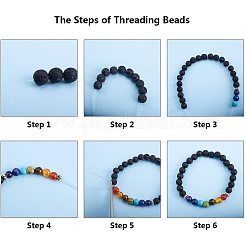 Chakra-Armband selber machen&nbsp;DIY-SC0009-48AS
