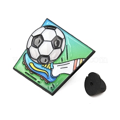 Pins esmaltados con temática deportiva de fútbol&nbsp;JEWB-L023-02B-EB