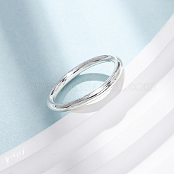 990 Sterling Silber Fingerringe&nbsp;RJEW-Z128-01S-01