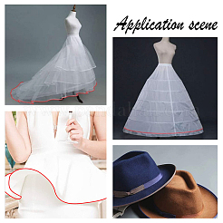 Plastikknochen nähen Hochzeitskleid Stoff&nbsp;DIY-WH209-95A