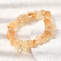 Bracelets extensibles en perles de citrine naturelle chauffées&nbsp;GG-CBA0FEA-01B