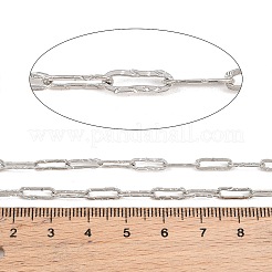 Catene di graffette in ottone martellato&nbsp;KK-CBAC547-11P