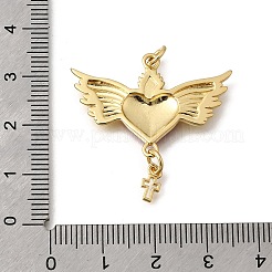 Pendentifs d'émail en laiton &nbsp;KK-Z155-14G