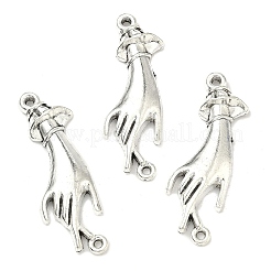 Connecteurs de liens en alliage de zinc de style tibétain&nbsp;X-TIBEP-R334-233AS-RS