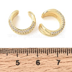 Boucles d'oreilles en laiton avec micro pavé de zircone cubique pour femmes&nbsp;CU-CBAE7DF-21G