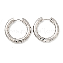 316f orecchini a cerchio in acciaio inossidabile&nbsp;LS-EJEW-D341-01F-P