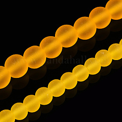 Fili di perline do vetro trasparente&nbsp;LS-GLAA-T032-T6mm-MD11