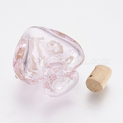 Handmade lampwork Parfümflasche Anhänger&nbsp;LAMP-I018-B