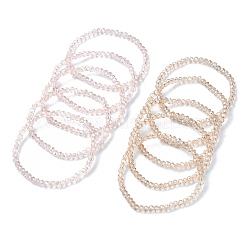 5 Stück Stretch-Armband-Set mit Glasperlen&nbsp;BJEW-YW00003-01