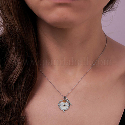 Collier chaîne en acier inoxydable 304&nbsp;NJEW-DR00028
