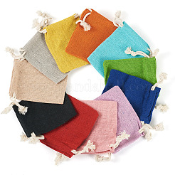 22 pz 11 colori sacchetti di imballaggio in tessuto rettangolari&nbsp;ABAG-TA0001-87A