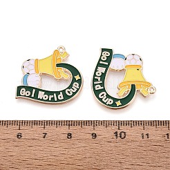 Pendente smaltati in lega&nbsp;ENAM-T025-01G-07