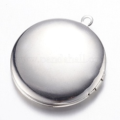 Messing-Medaillon-Anhänger&nbsp;X-KK-N0116-076P