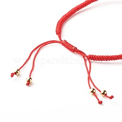 Braccialetto di perline intrecciate tonde con malocchio per ragazze donne&nbsp;BJEW-JB06974