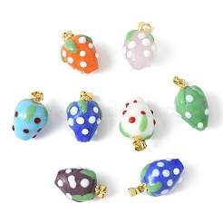 8 Stück handgefertigte Bunte Malerei-Anhänger&nbsp;LAMP-FS0001-52A