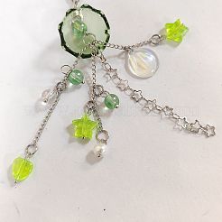 Handybänder aus Glas und Acryl&nbsp;HJEW-SW00087-04