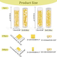 530 perline di semi di vetro a 2 fori in stile 2 pezzi&nbsp;SEED-NB0001-74