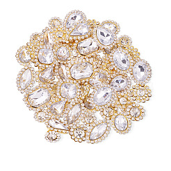 100 pz. di strass da cucire a forma di goccia/cuore/stella&nbsp;GACR-TA0001-07A