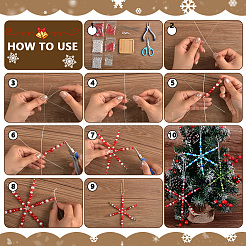 Kits de fabrication de bijoux de Noël DIY&nbsp;DIY-PH0030-35